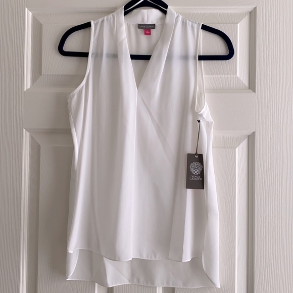 Vince camuto white shirt Clearance